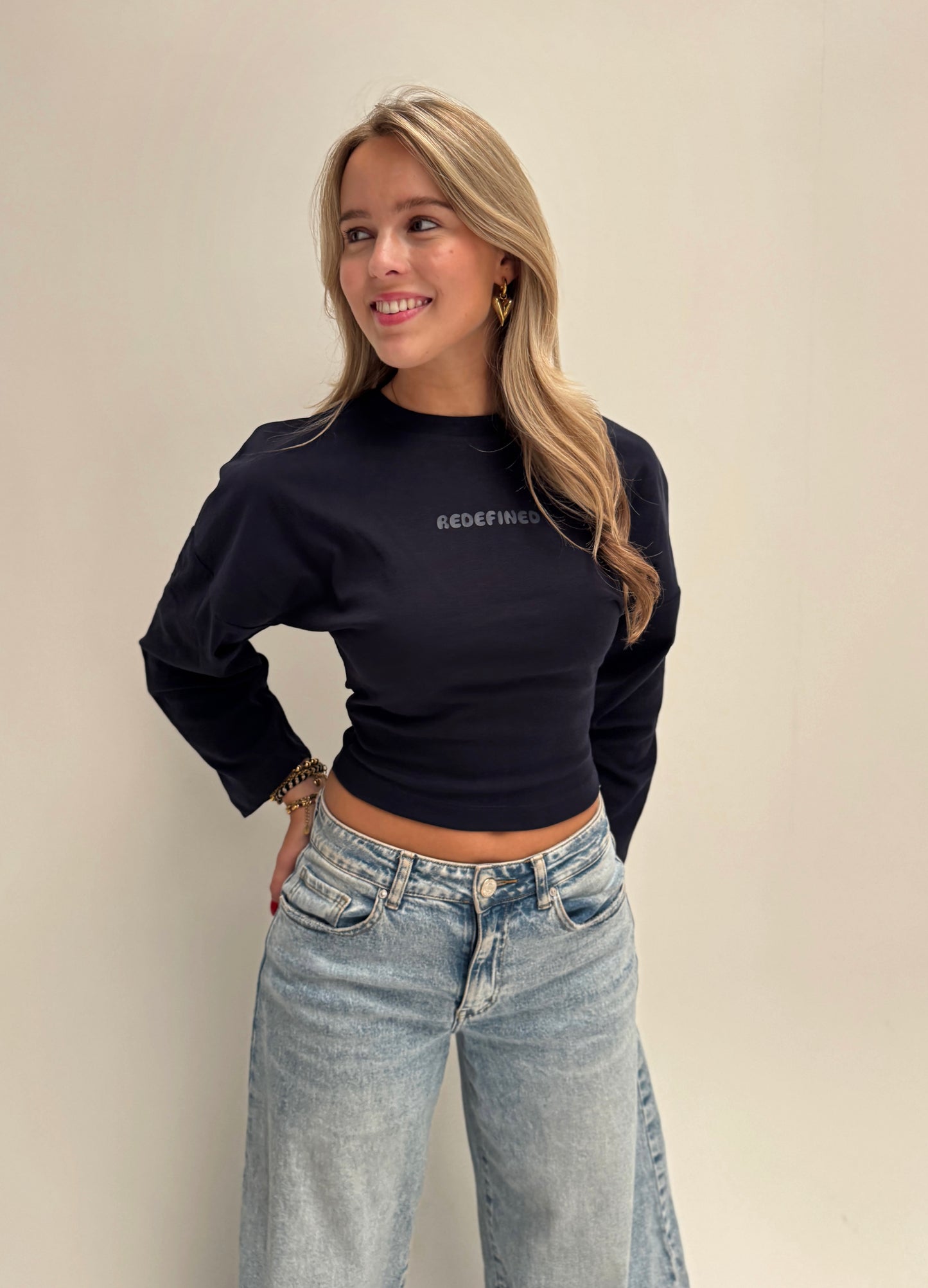 Redefined top longsleeved - navy