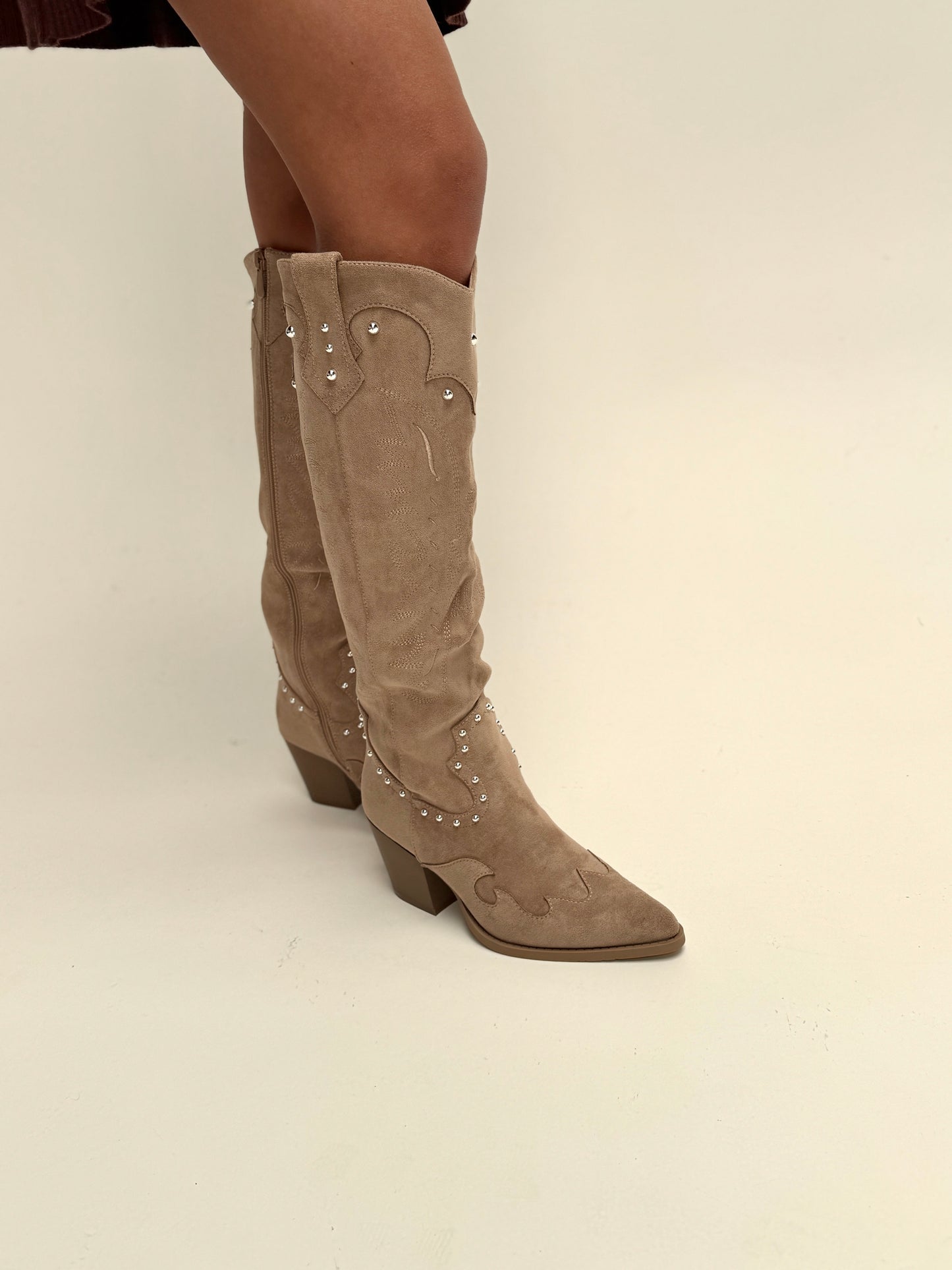 Western cowboy boots - beige