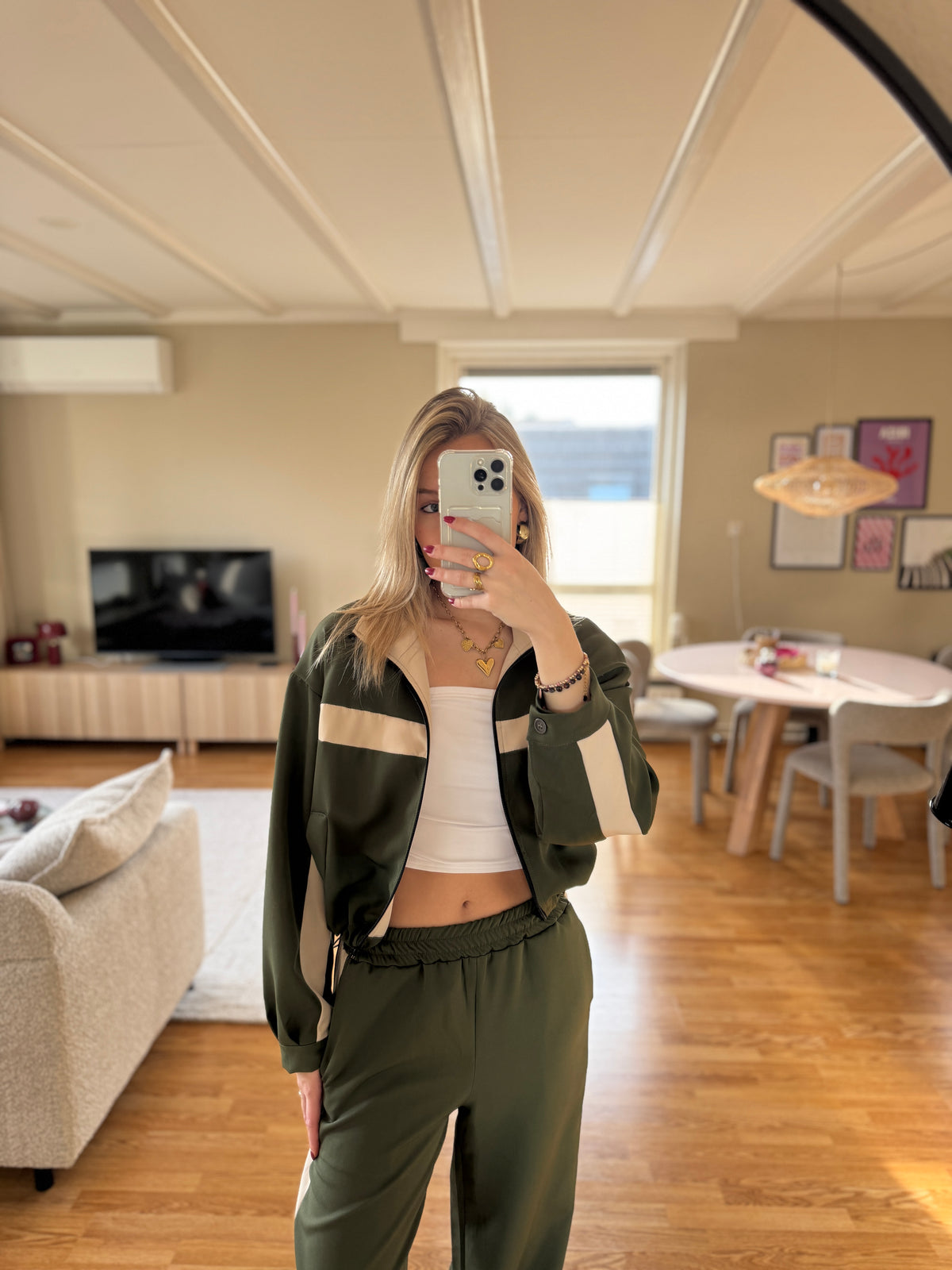 Jill track suit - groen
