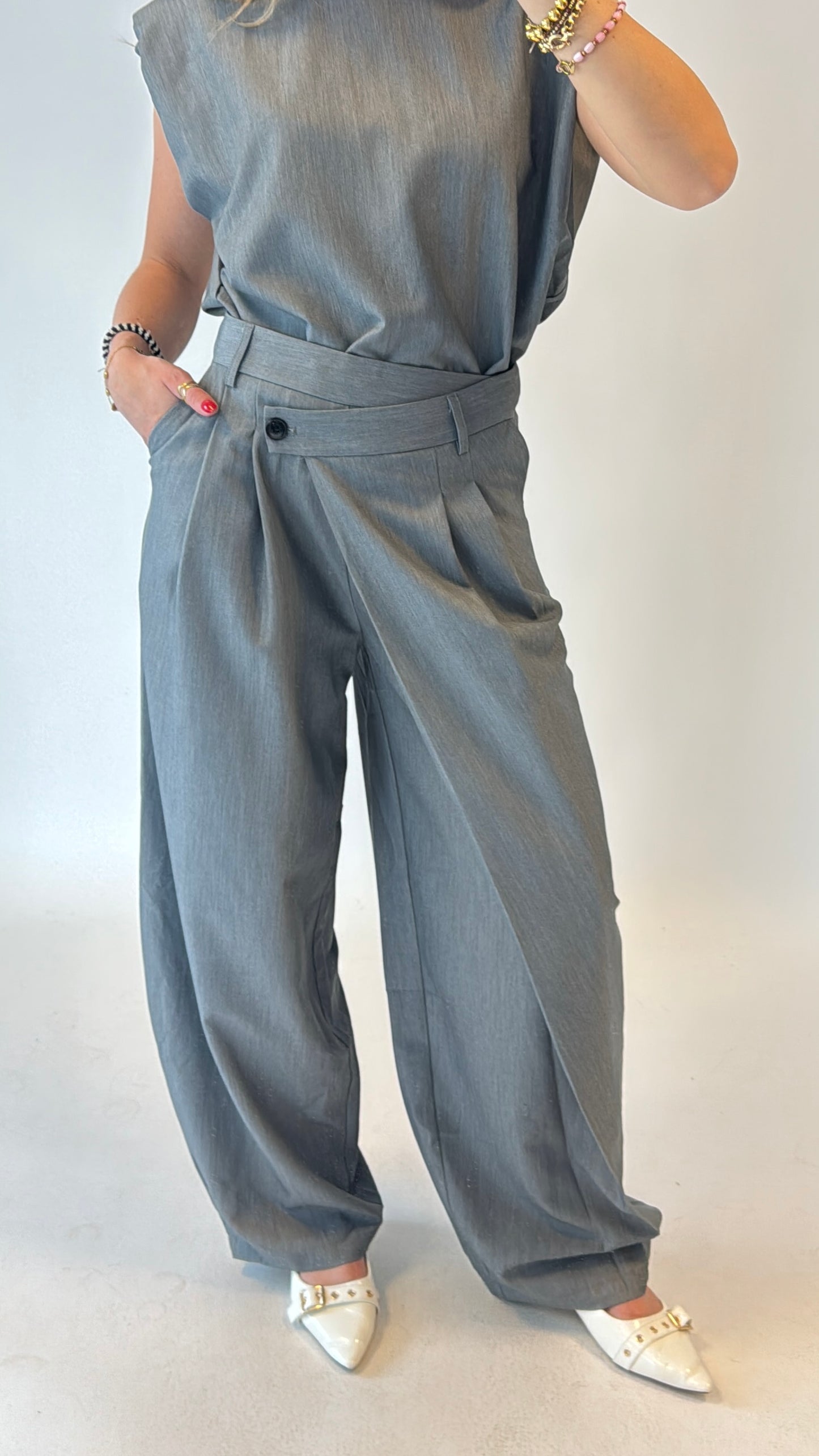 Beau pantalon - grijs