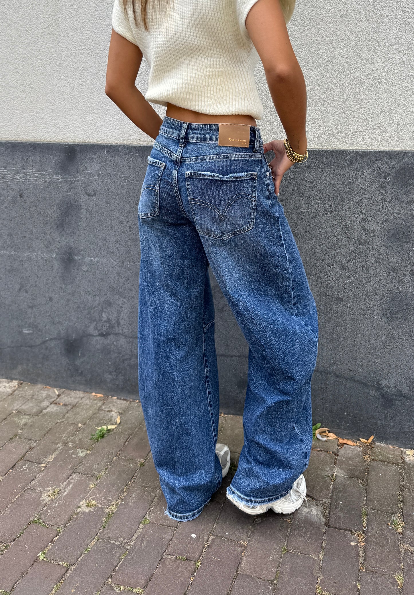 Balloon jeans Queenhearts - darkdenim