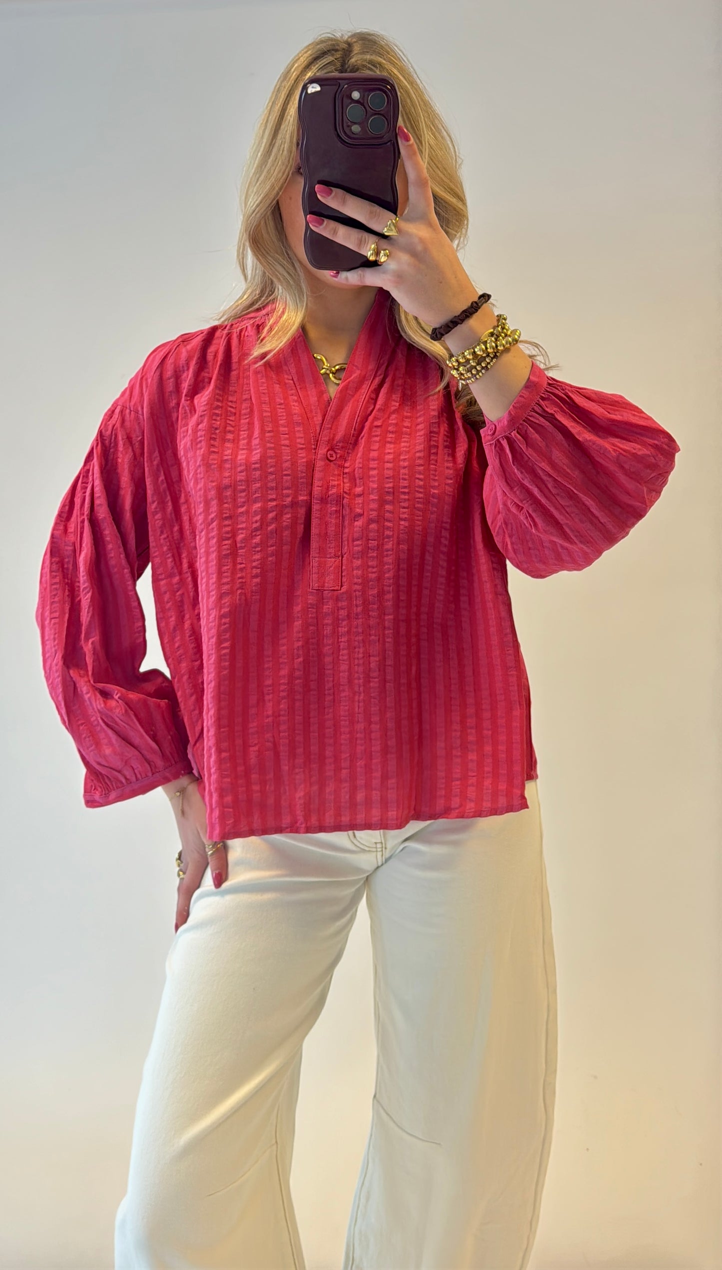 Lottie blouse - pink