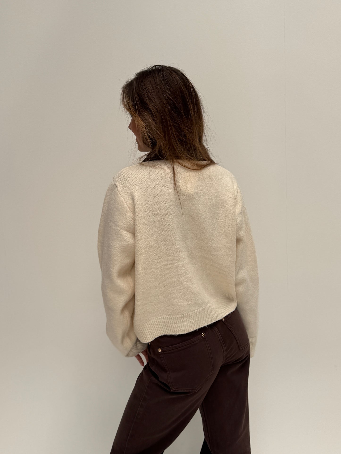 Faith cardigan - offwhite