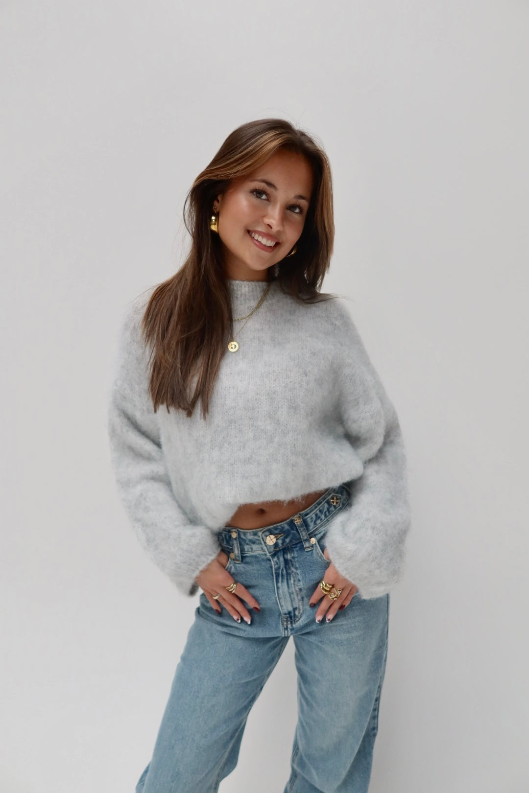 Molly soft knit - grijs