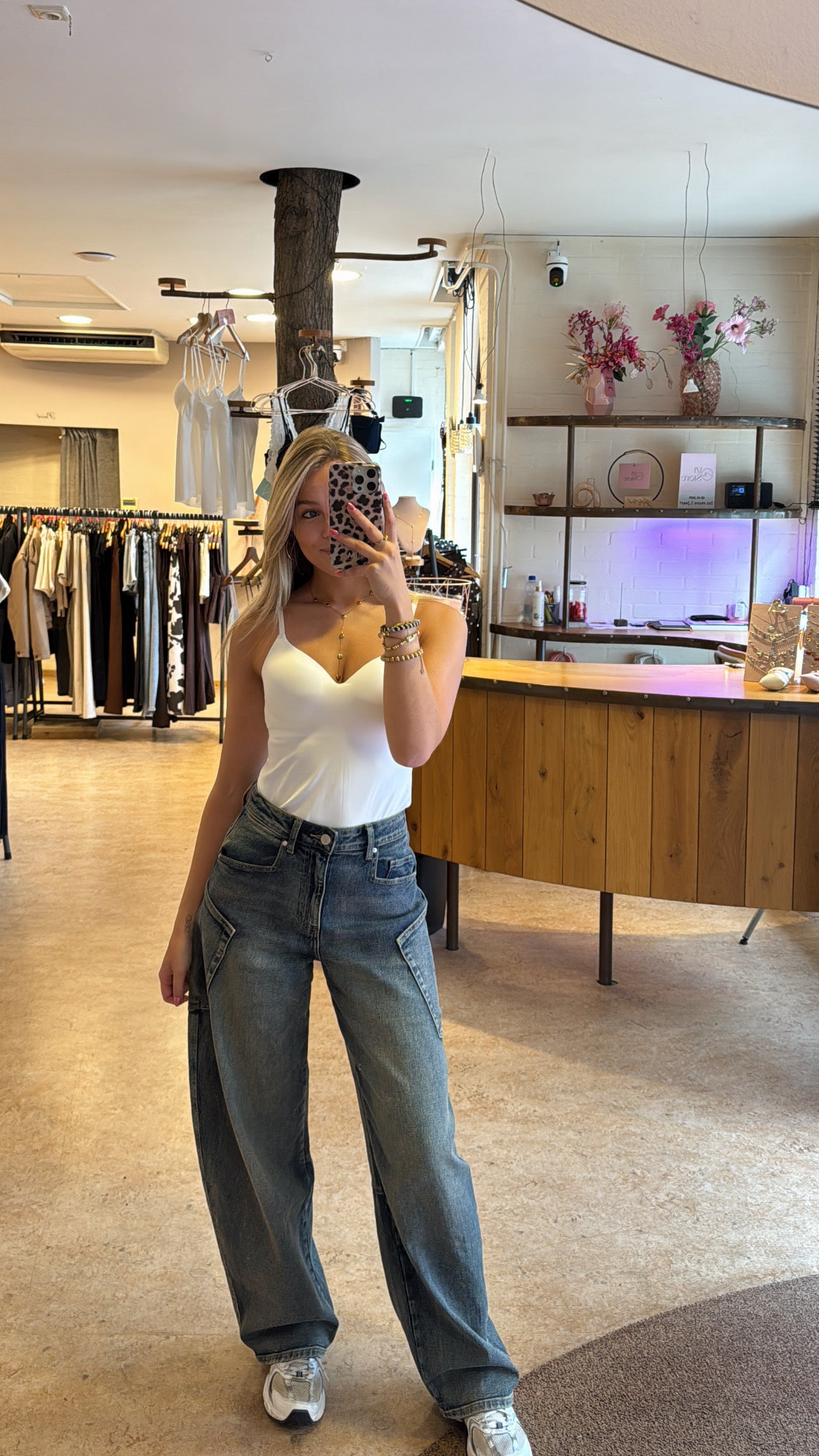 Cargo balloon jeans - queen hearts