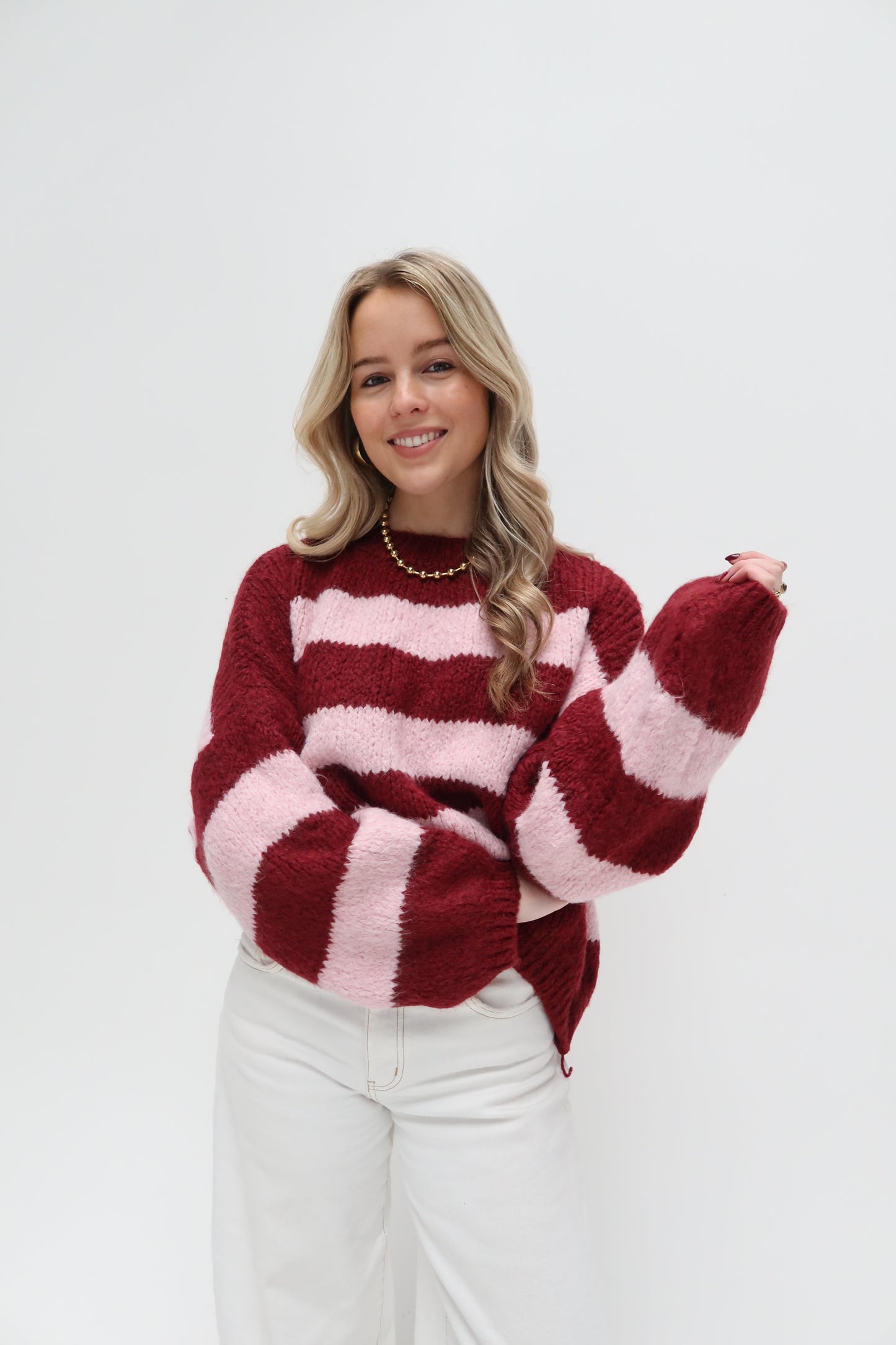 Serena cozy knit - roze