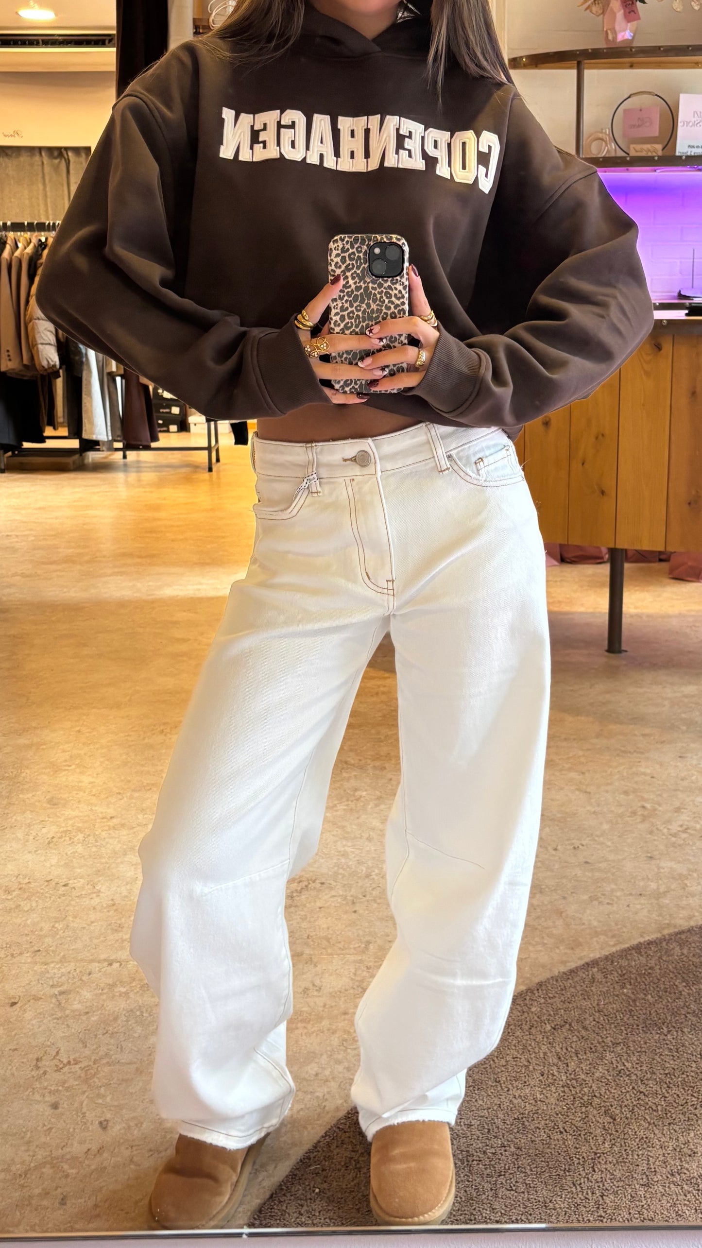 Balloon jeans offwhite - Queenhearts