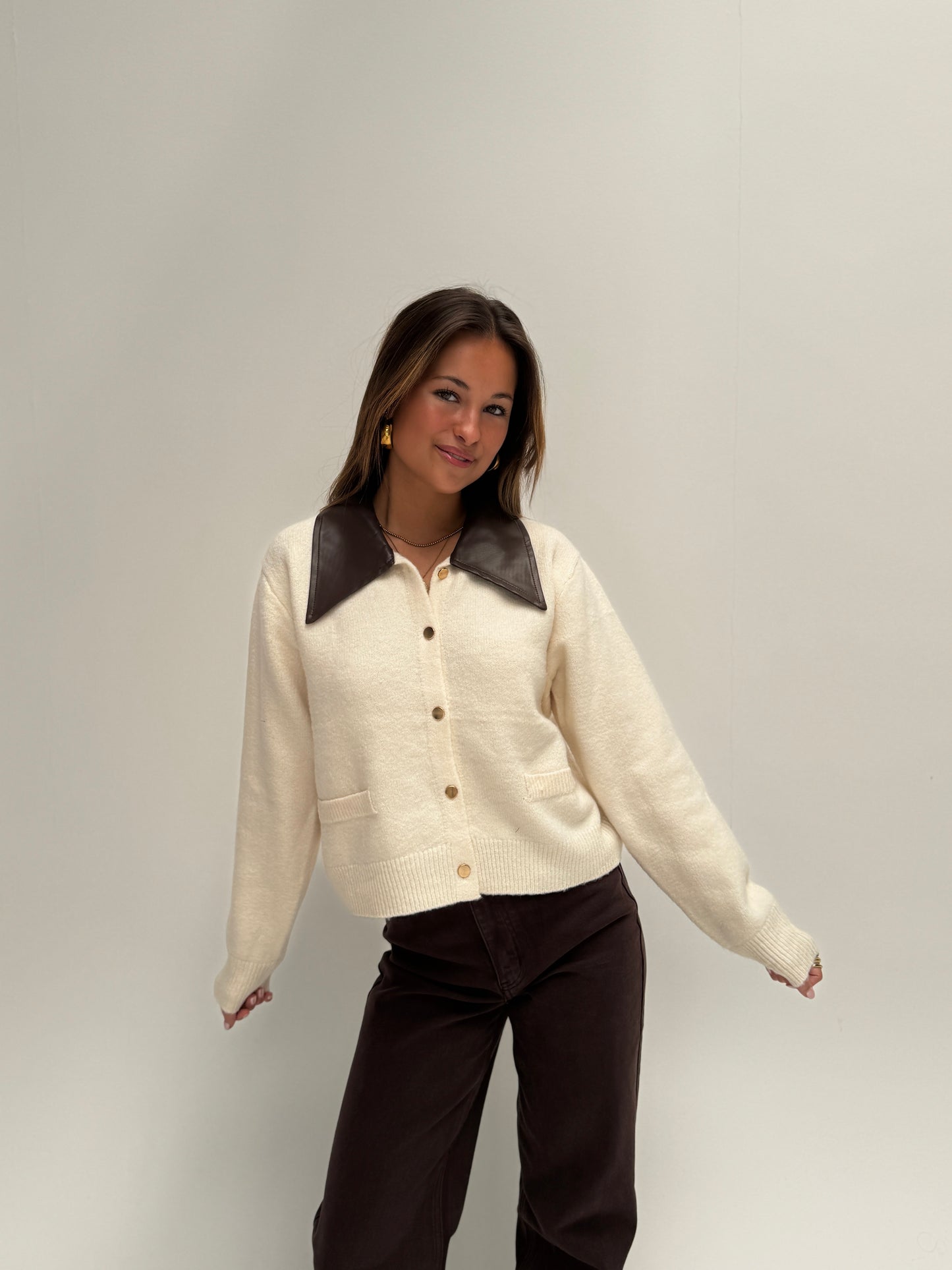 Faith cardigan - offwhite