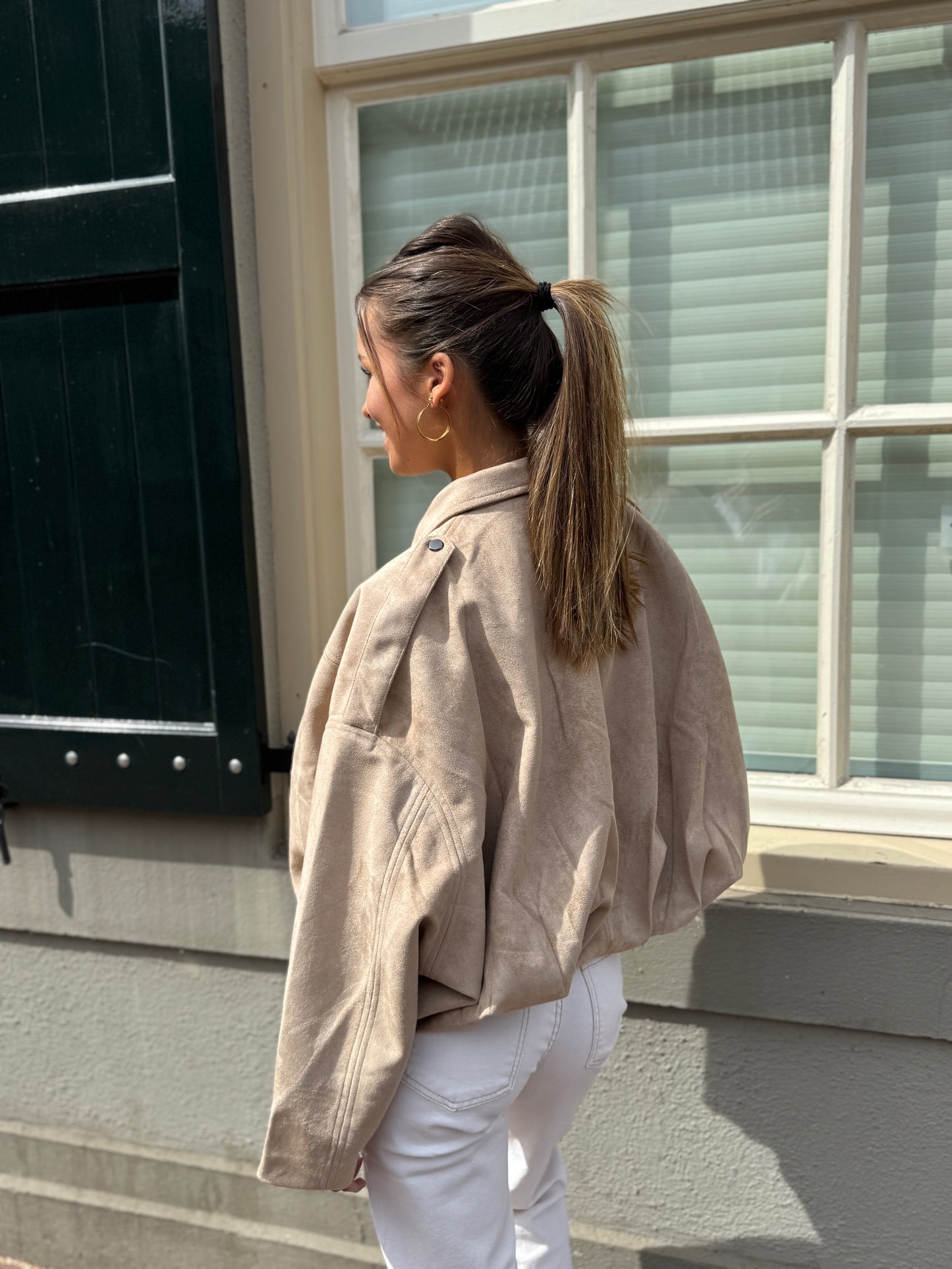 Mona jacket - suede look