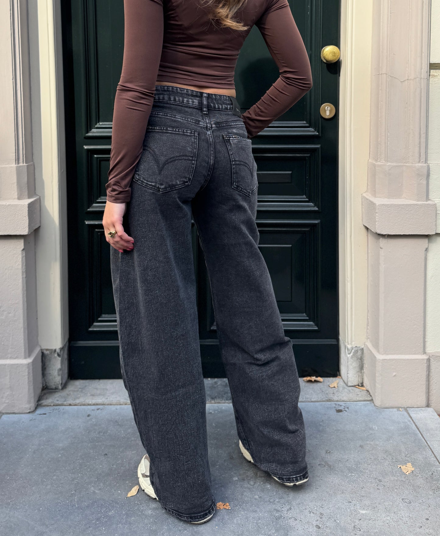 Balloon jeans Queen hearts - darkgrey