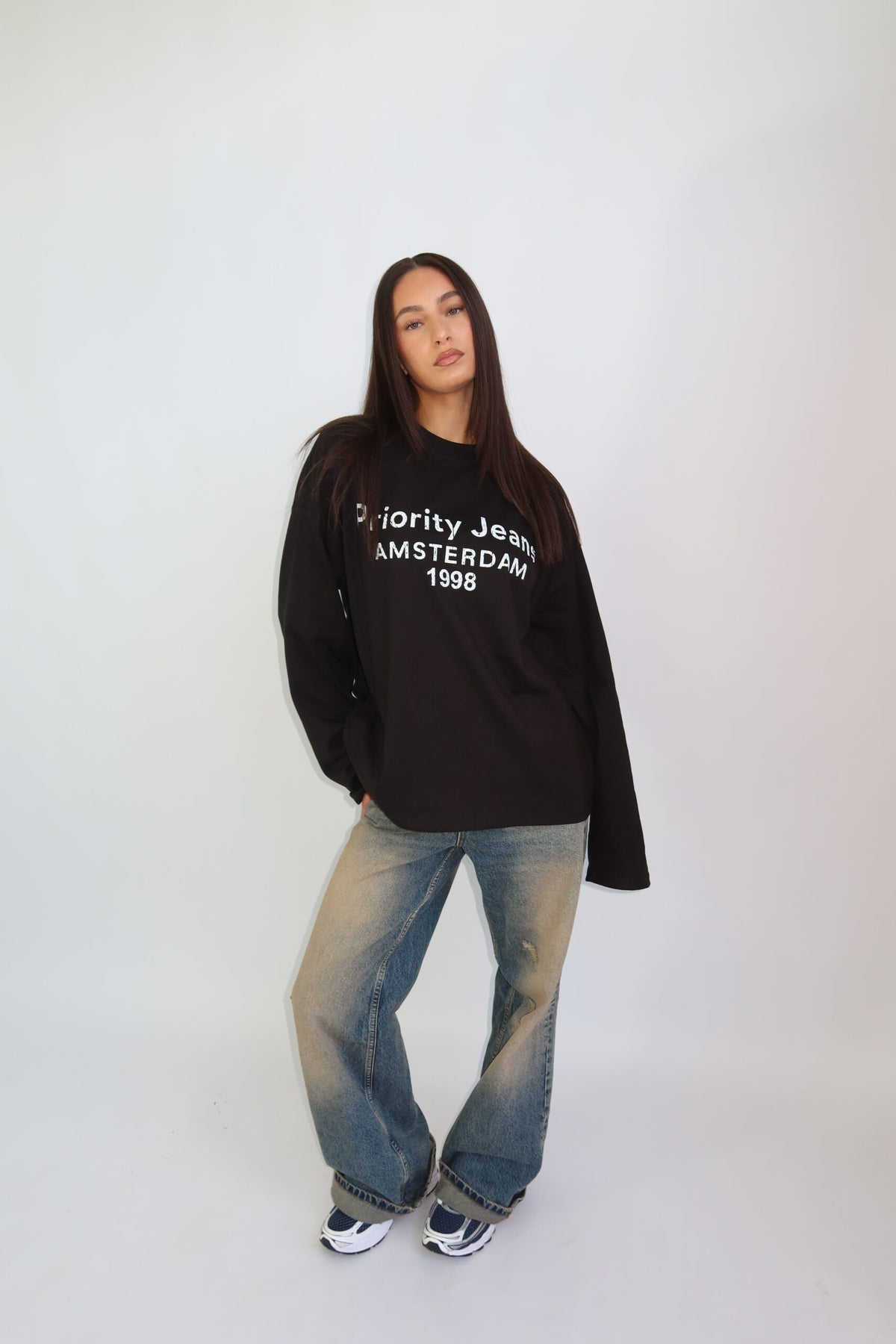 Priority longsleeved top - zwart