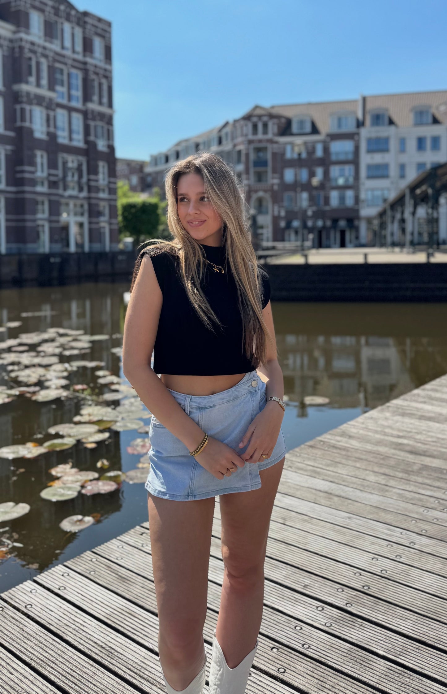 Redial denim skort 2815-7