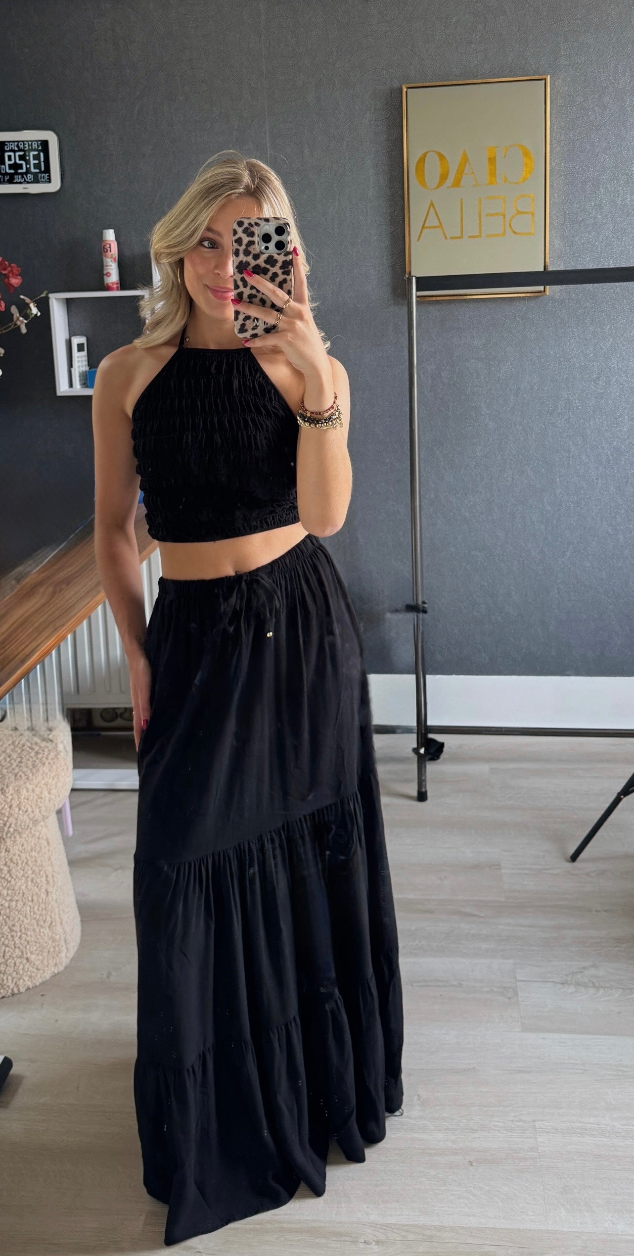 Flavie skirt zwart