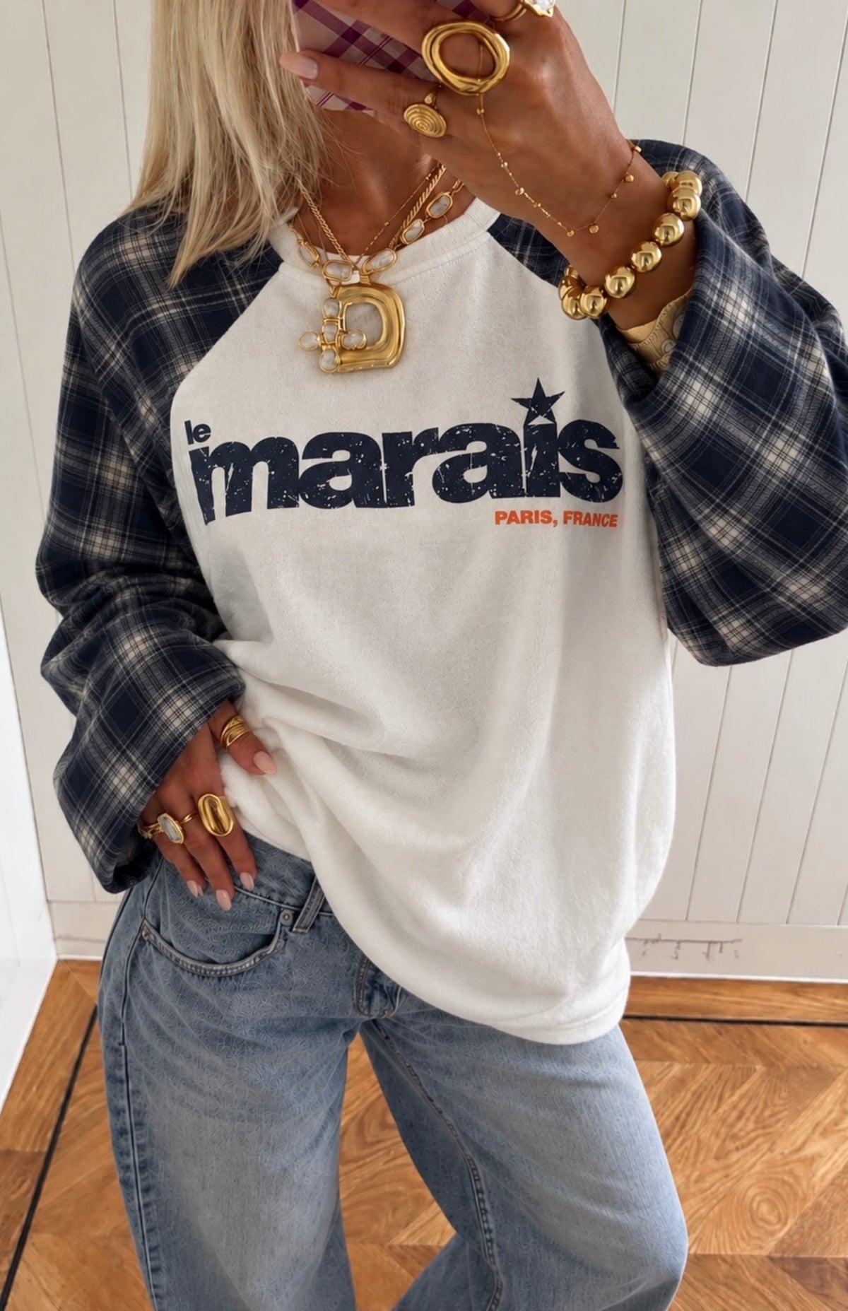 Marais longsleeve - blauw
