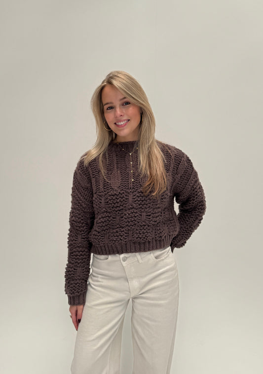 Mila knit - bruin