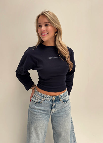 Redefined top longsleeved - navy