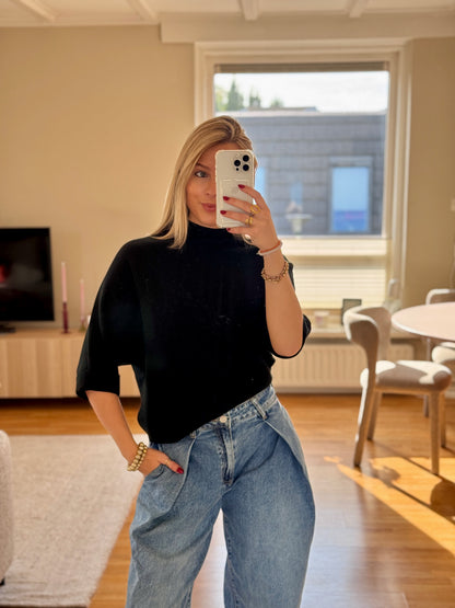 Mille top - zwart
