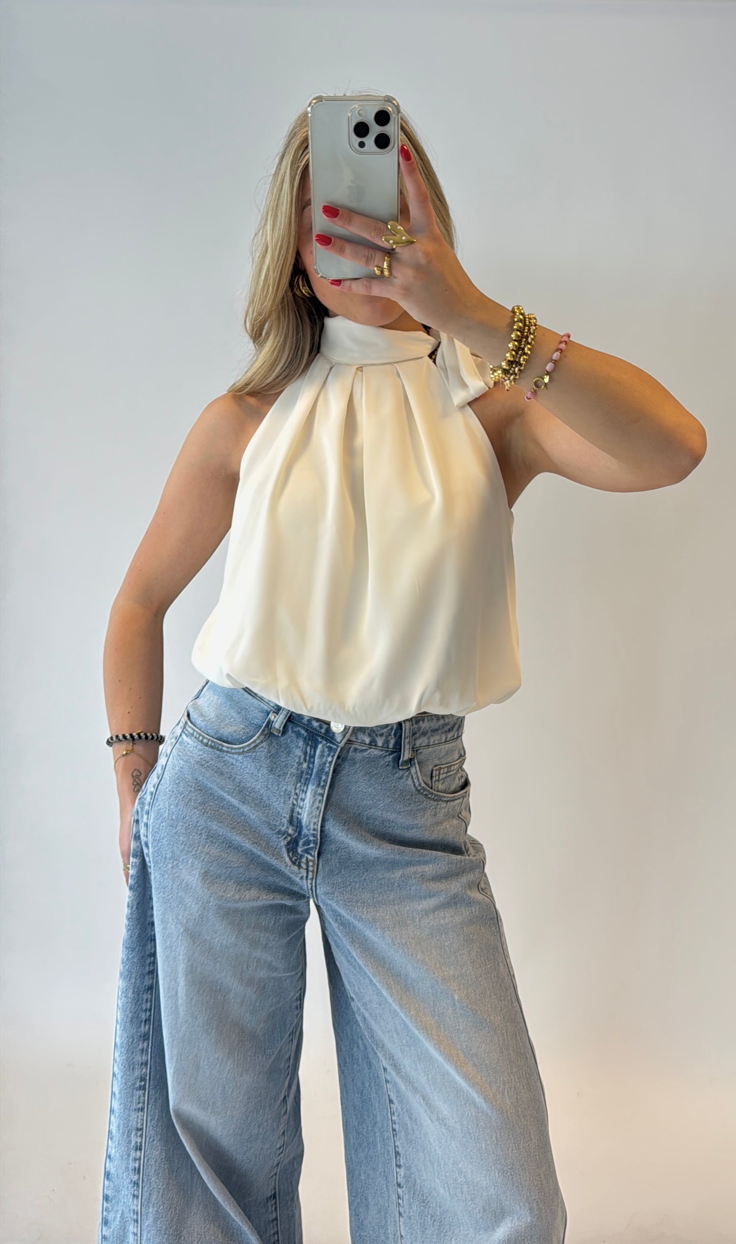 Serena top - offwhite