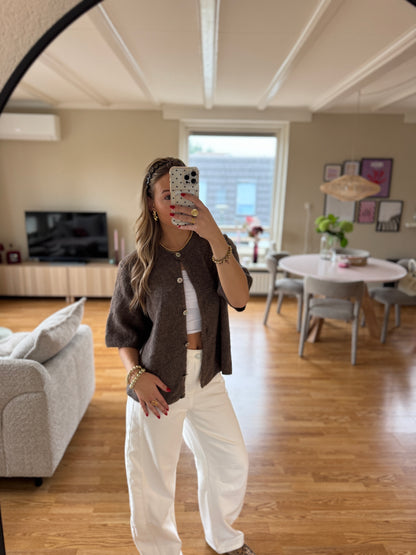 Blair cardigan -  Bruin