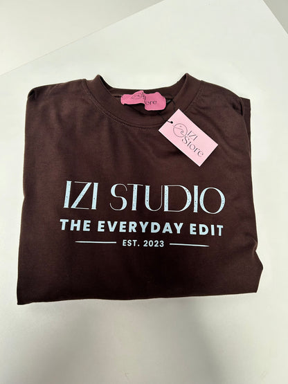 IZI studio longsleeved - bruin