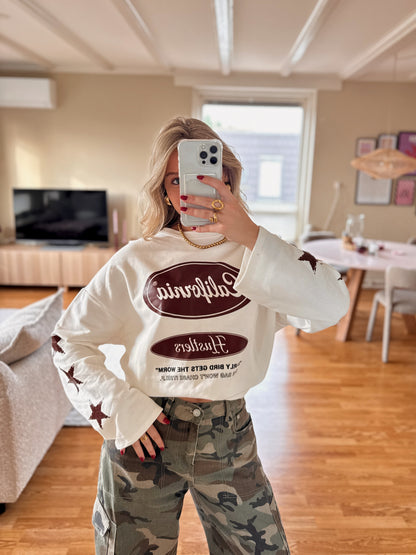 California longsleeved top - offwhite