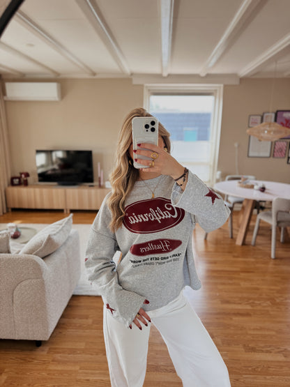 California longsleeved top - grijs