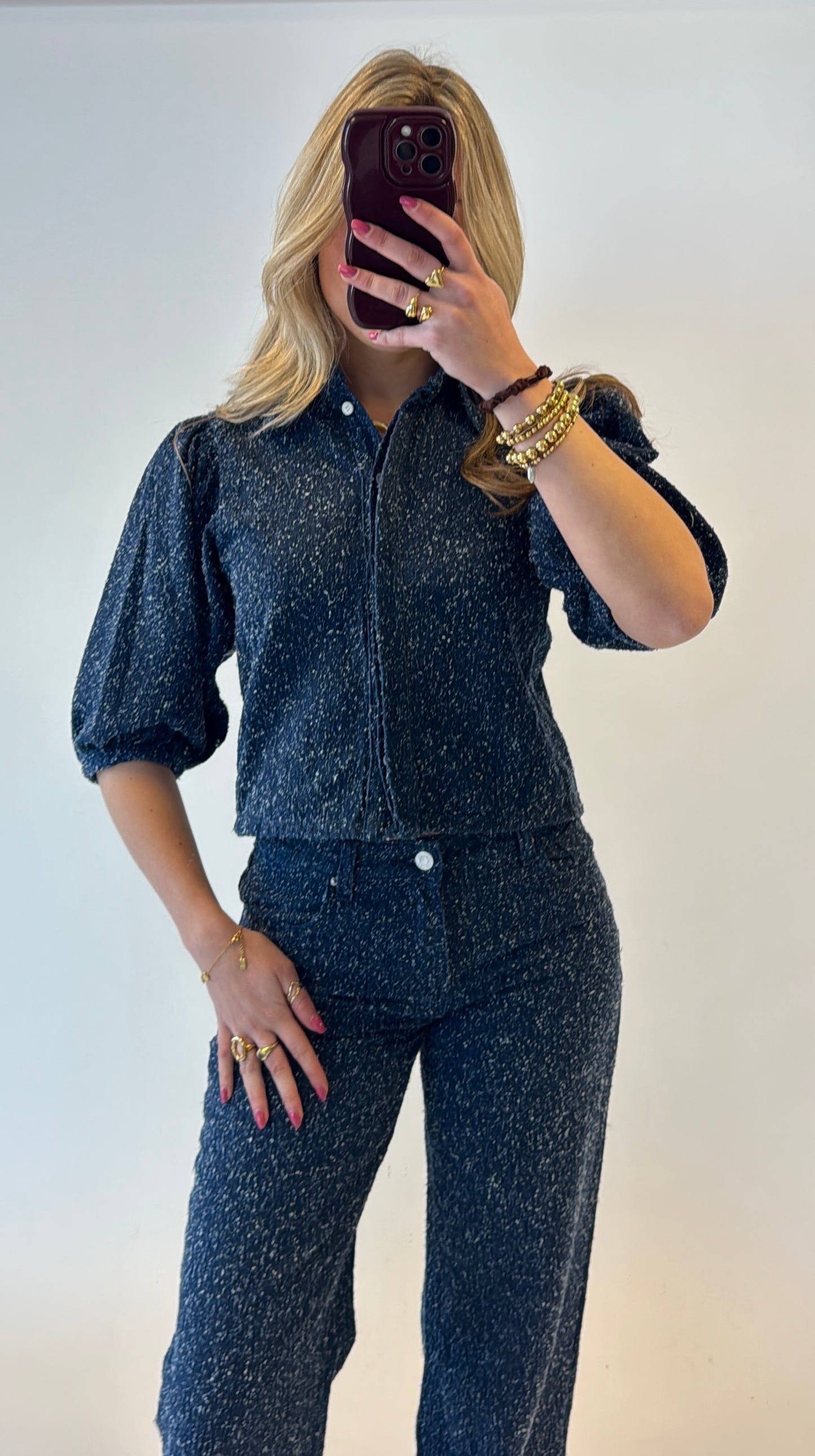 Kate denim blouse