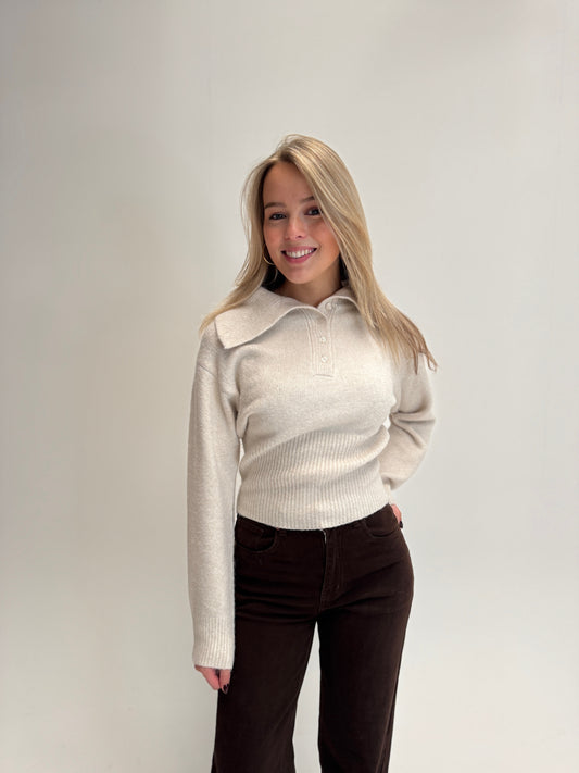 Hayley polo knit