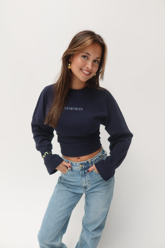 Redefined top - navy