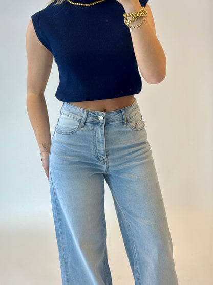 Lightdenim wideleg jeans - Redial
