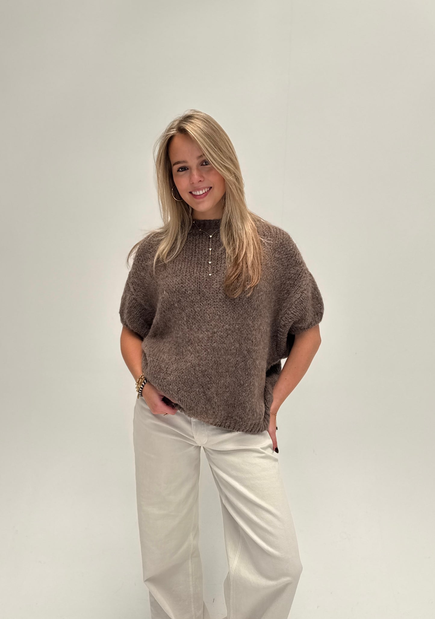 Emma knit - lichtbruin
