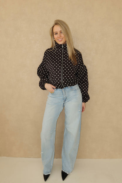 Sofia polka dot jacket - zwart