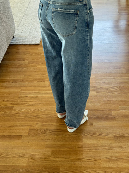 Queenheart balloon jeans - blauw 3968-1