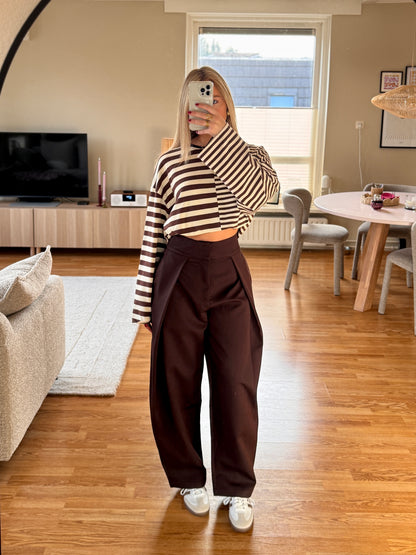 Cassie pantalon - bruin