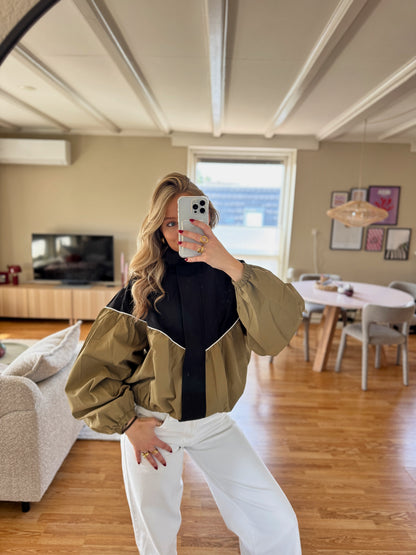 Madison colorblock jacket - groen