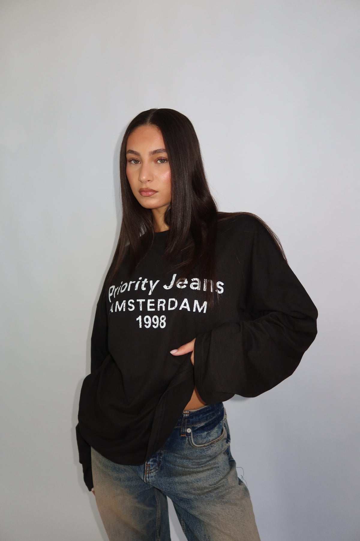 Priority longsleeved top - zwart
