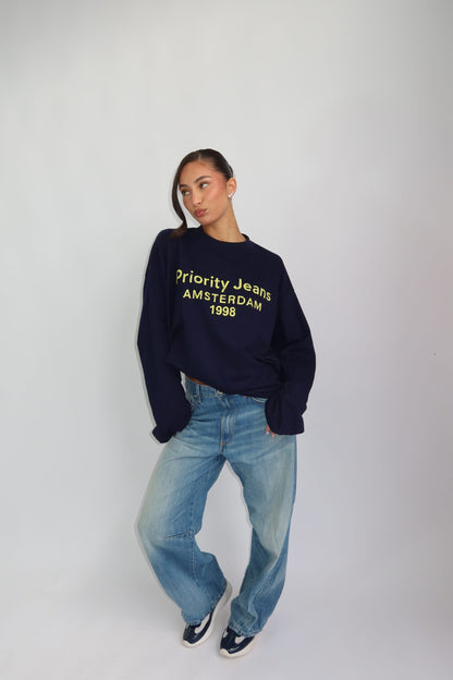 Priority longsleeved top - navy