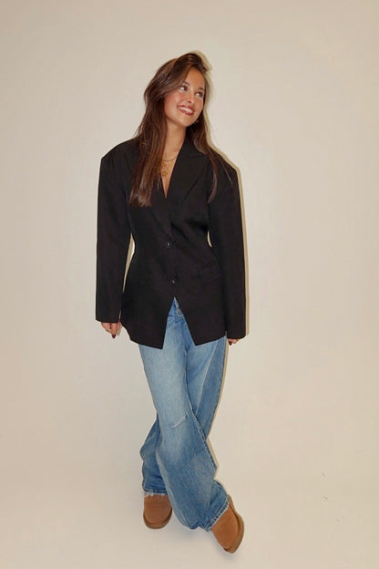 Tailored blazer - zwart