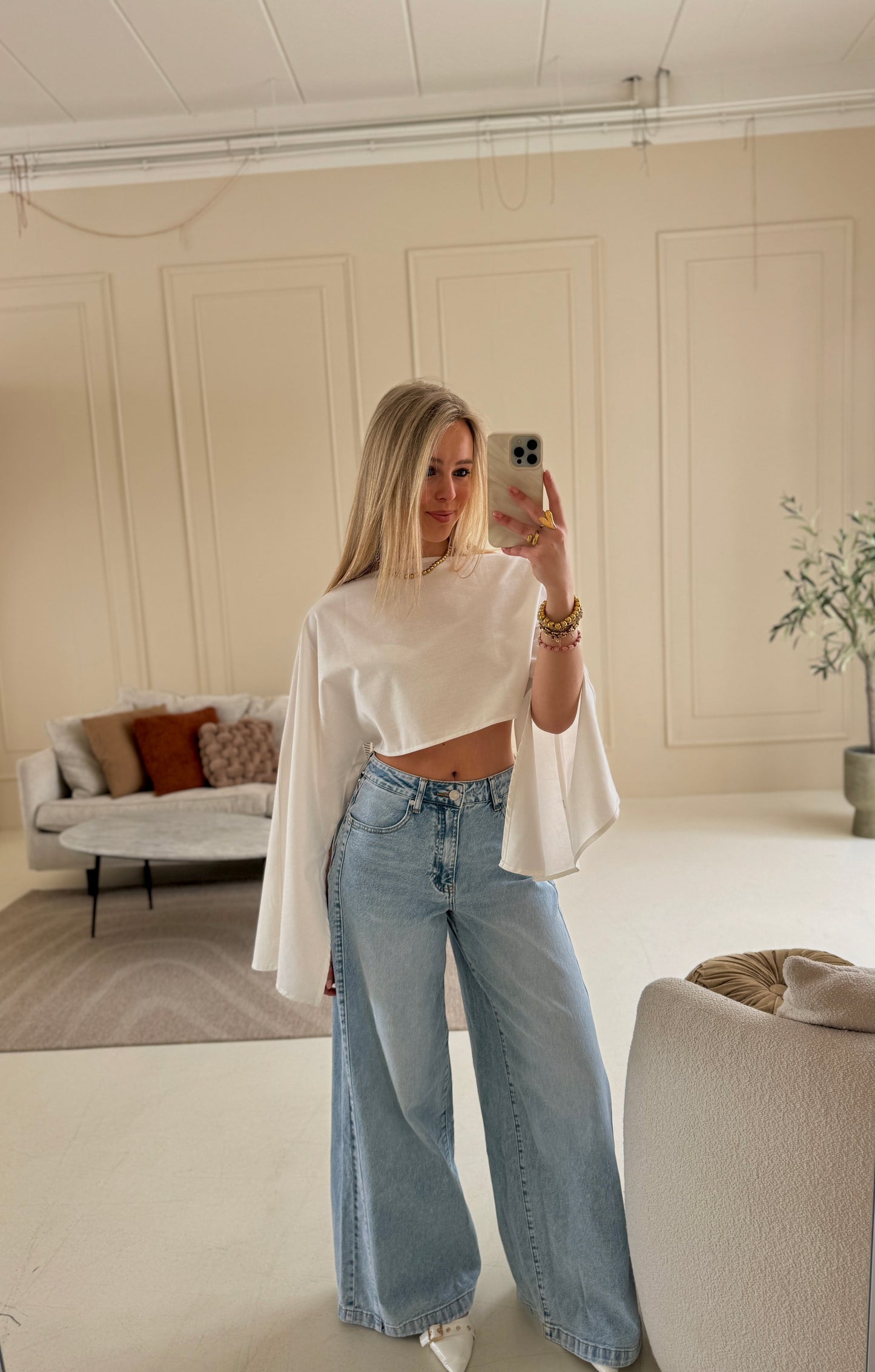 Loua top - offwhite