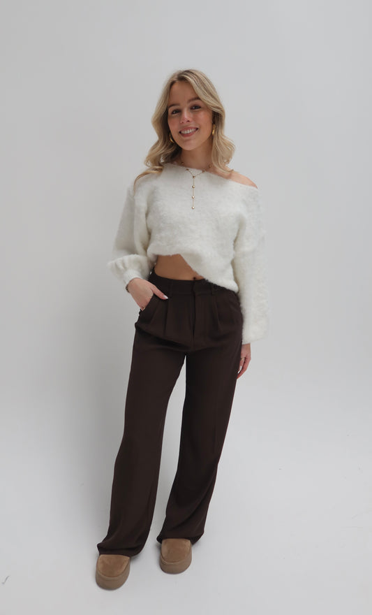 Fay pantalon - bruin