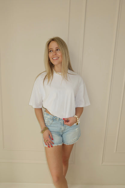 Luce basic tee - wit