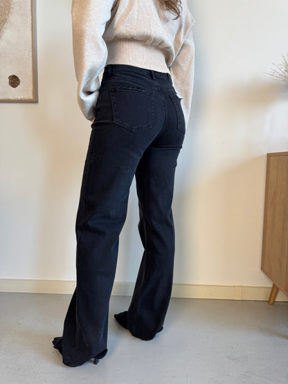 Queen heart jeans zwart - tall 3636