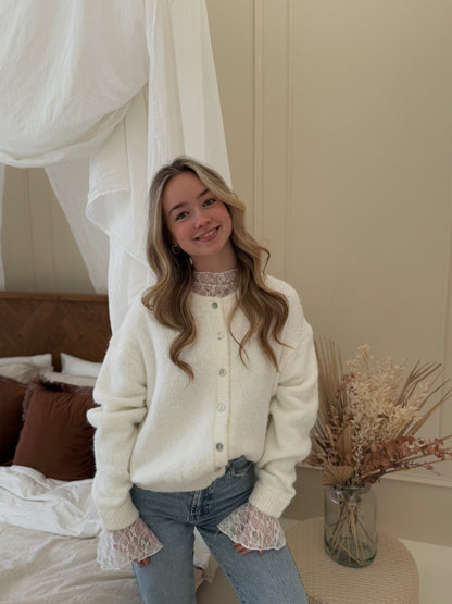 Cardigan - white