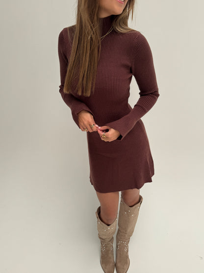 Nina dress - bruin