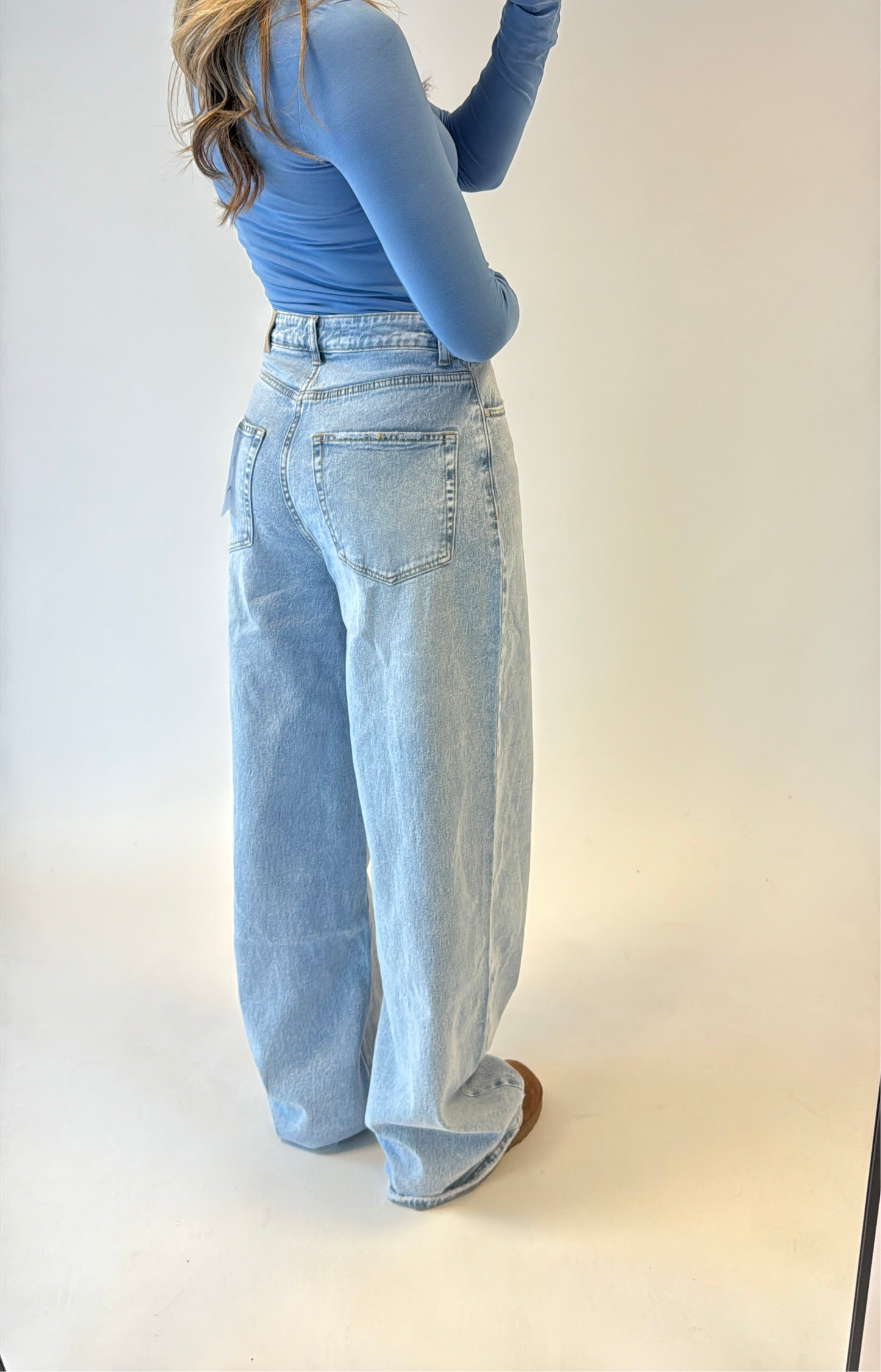 Baggy wideleg extra tall jeans - Queenhearts