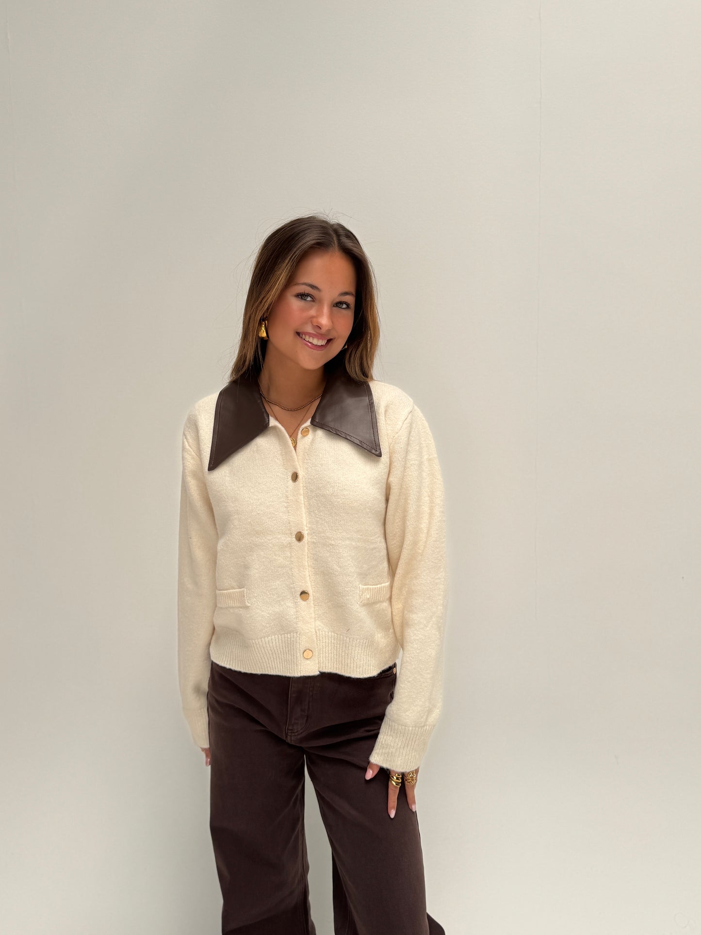 Faith cardigan - offwhite