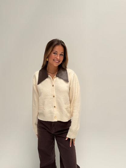 Faith cardigan - offwhite