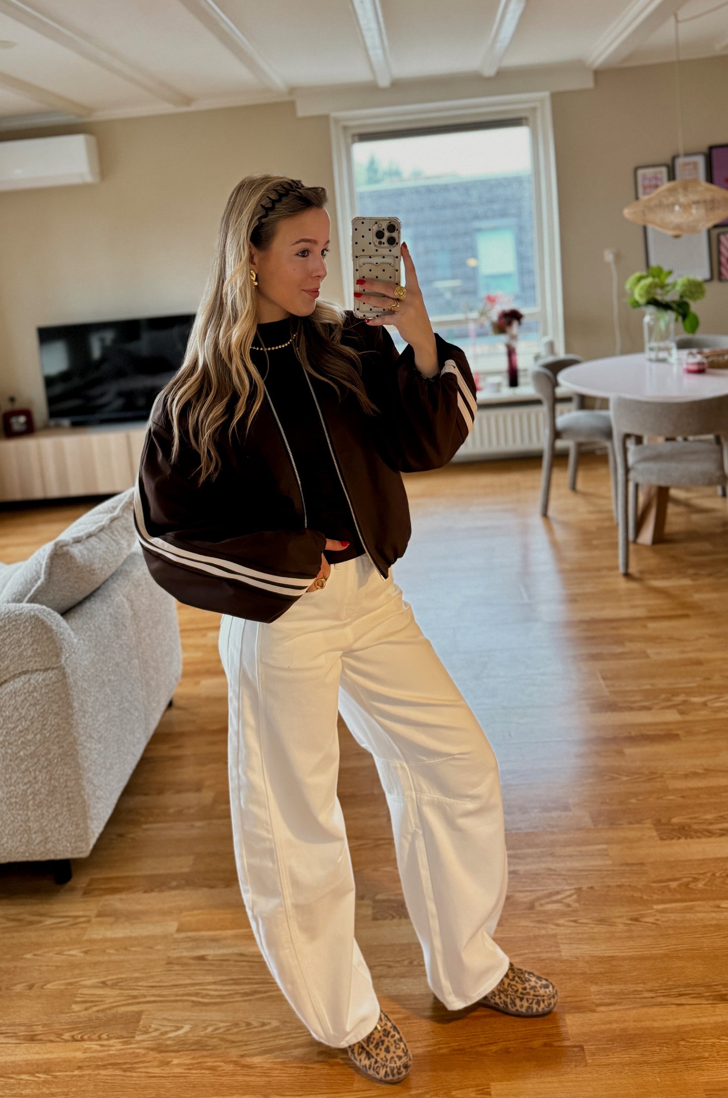 Amalia bomber jacket - bruin