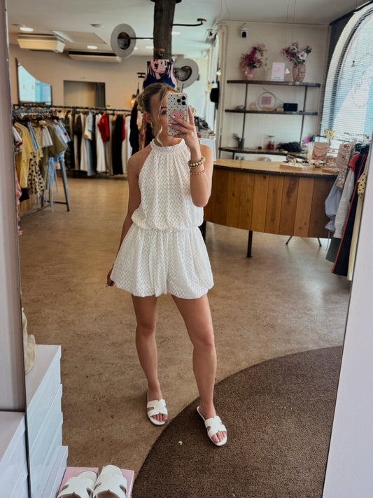 Jasmine playsuit - offwhite