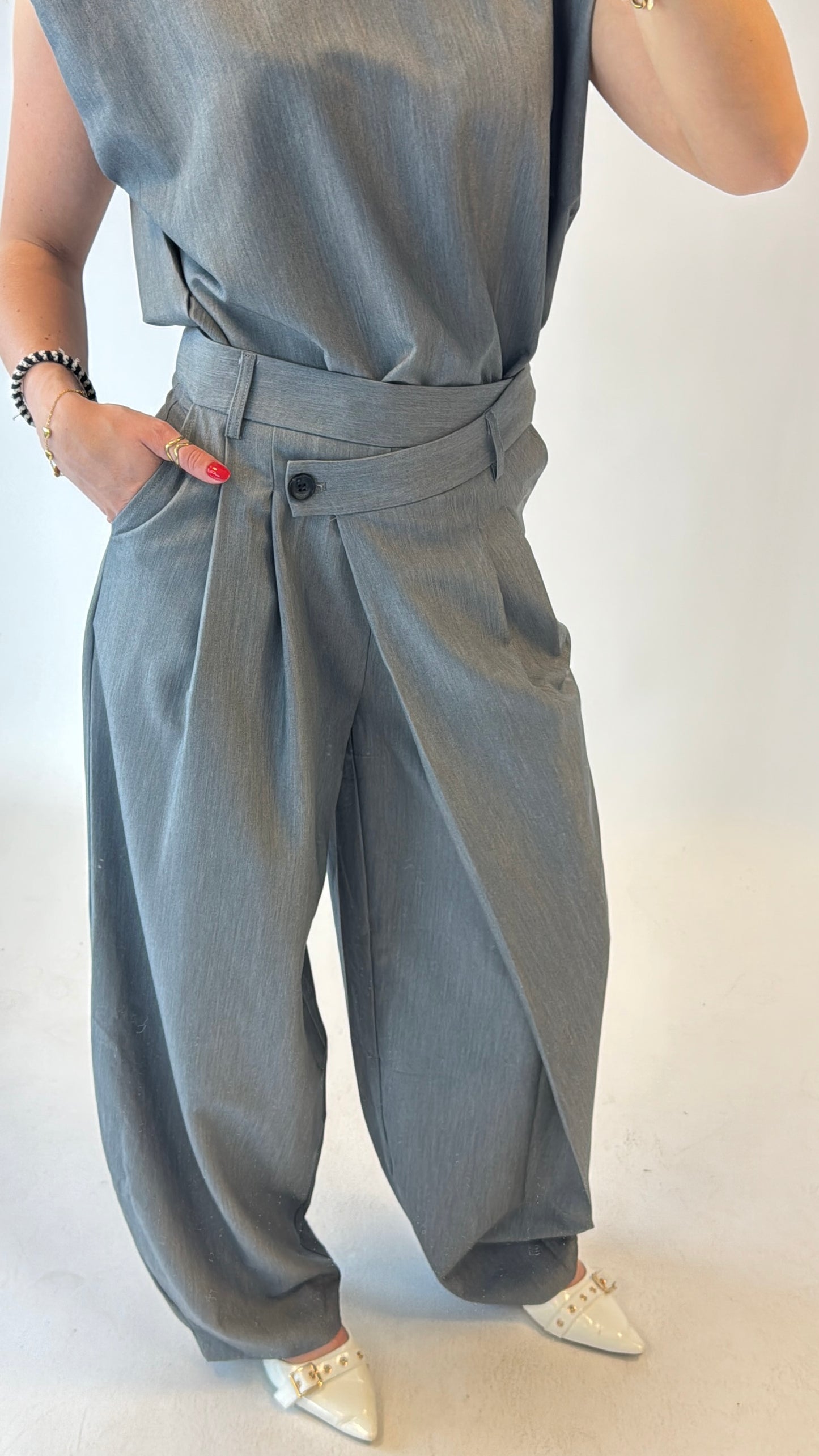 Beau pantalon - grijs